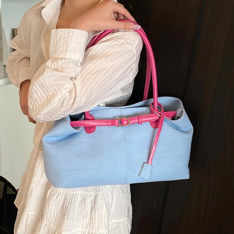 Borsa a Spalla da Donna 2025 di Alta Qualità, Alla Moda, Versatile, per il Pendolarismo, Semplice, Casual, Grande Capacità, Monospalla - immagine 2