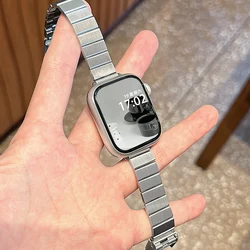 Sleek 14mm Stainless Steel Watch Strap - 38 40 41mm (Silver)