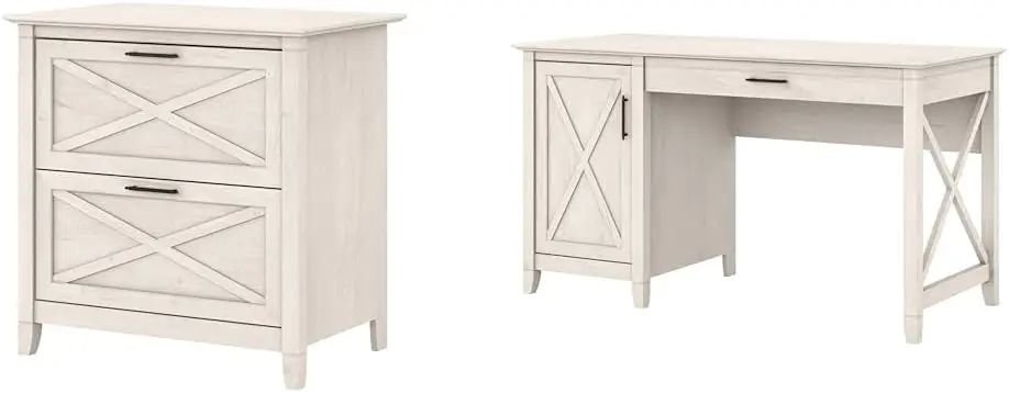 

Bush Furniture Key West 2 Lateral File Cabinet | Document Storage for Home Office