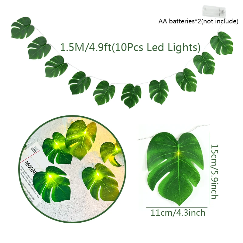 Luminous Artificial Ivy Vine Wall Decor with LED Silk Leaves