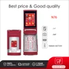 Original Unlocked N76 Bluetooth Loudspeaker Flip Mobile Phone Russian Arabic Hebrew Keyboard Made in Finland