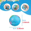 Soft Foam Globe Squeeze Toy World Map Toys Mini Foam Earth World Map Ball for Children Adult Stress Relief Novelty Toys 6