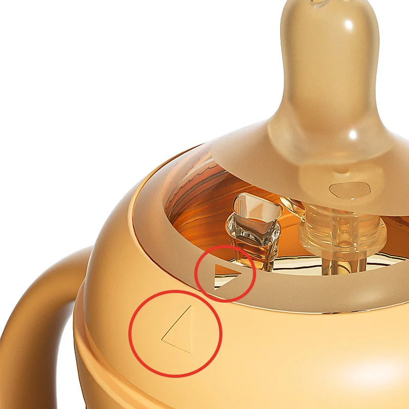 Anti-Colic PPSU Baby Bottles For Breastfed 240/300ml Wide Caliber Toddler Breastfeeding Bottle Leakproof Weighted Straw Cup