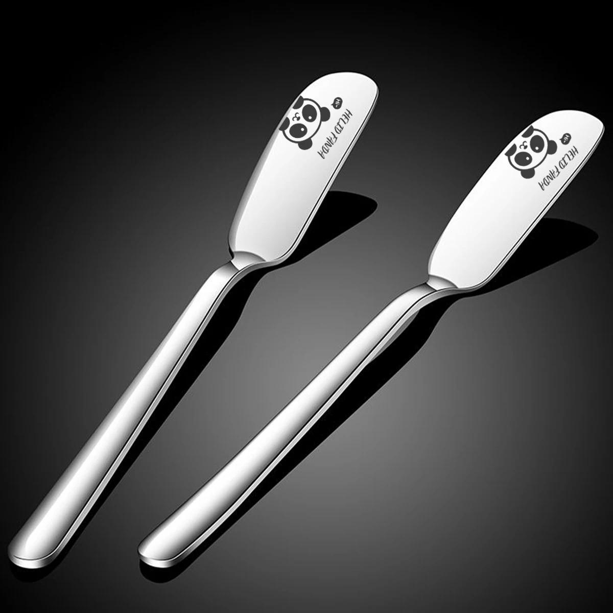 Stainless Steel Spoon Long Handle Butter Spatula 304 Stainless Steel Fruit Avocado Knife Kitchen Multipurpose Bread Jam Cheese Spreader