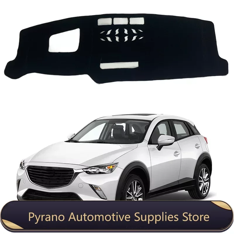 

For Mazda CX-5 2017-2021 2018 Car Dashboard Cover Avoid Light Pad Instrument Panel Mat Carpets Dash Board Mat Sun Protector Pad