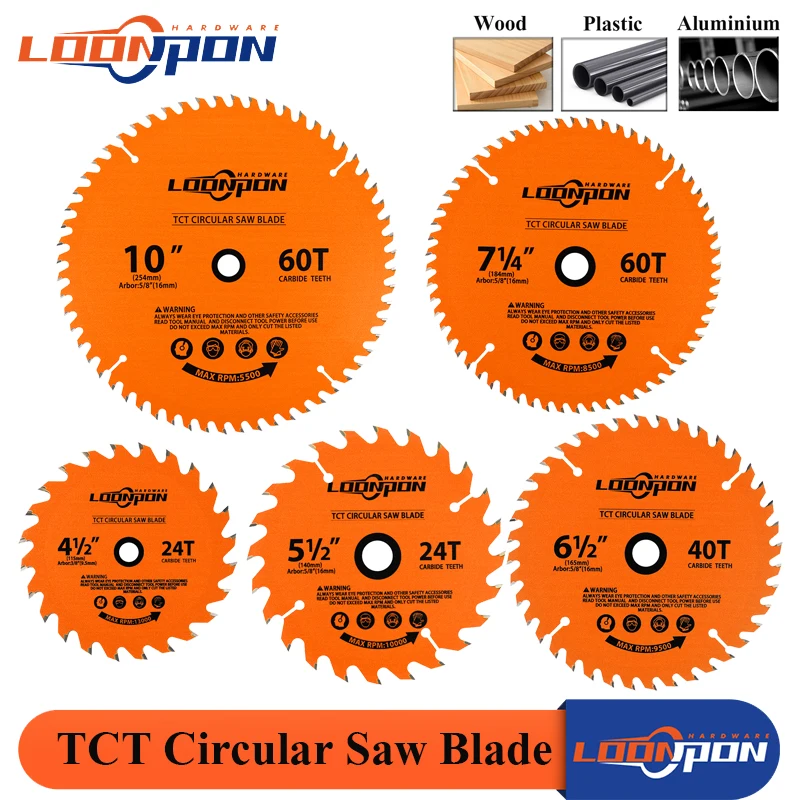 Loonpon115140165184254mmCarbideCircularSawBladeCuttingDisc