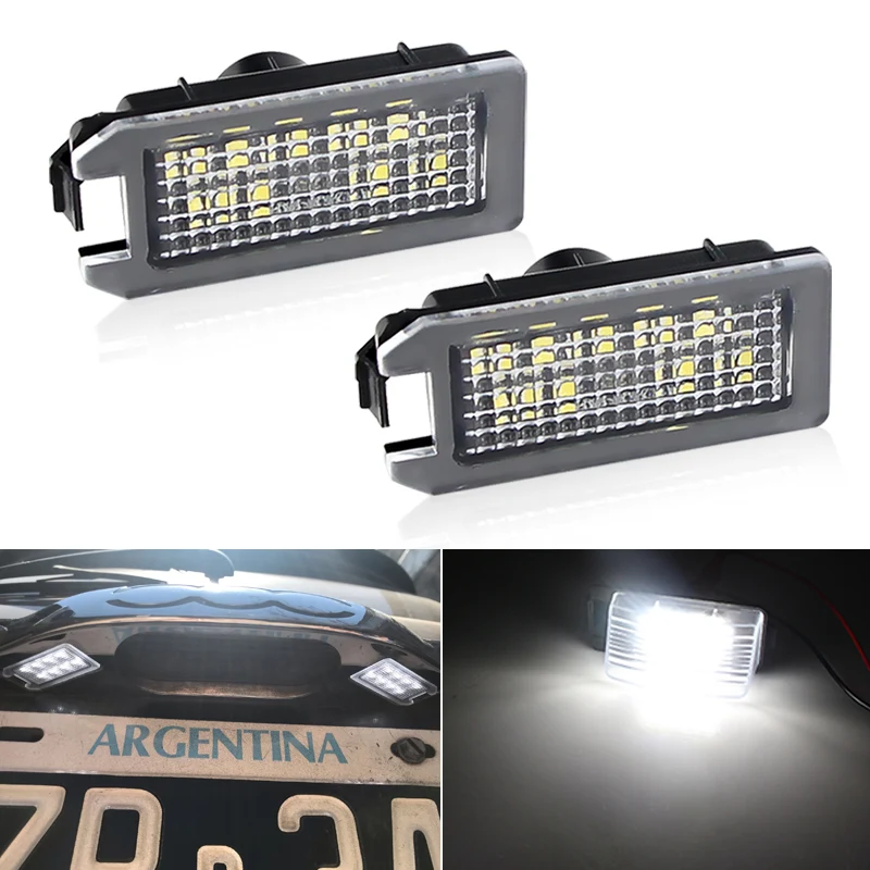 

For Jeep Grand Cherokee Compass Patriot For Maserati Levante For Fiat 500 For Dodge Viper White LED license Number Plate Light