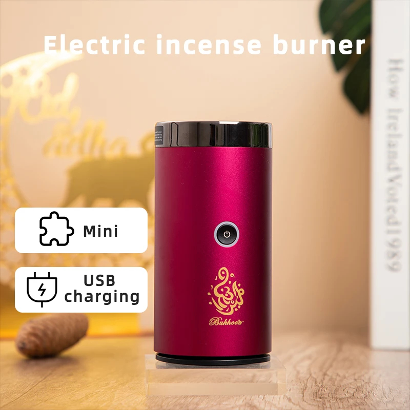 

Mini Portable Car Electric Incense Burner USB Charge Aroma Diffuser Electric Aromatic Home Freshener Device Home Decoration