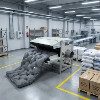 Macchina Automatica Pneumatica per Imballaggio con Cuscini di Compressione in Plastica per Abbigliamento e Borse Personalizzata