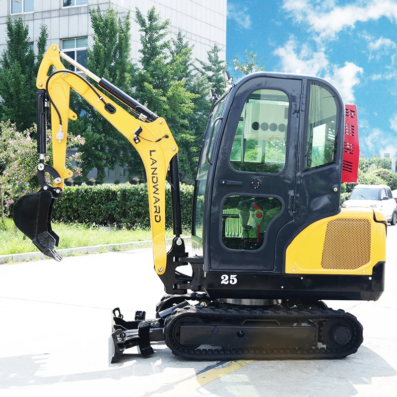 Agricultural Machinery Multifunctional Excavator Crawler 3 Ton Mini Excavator Crusher Mini Bagger Loose Soil For Sale