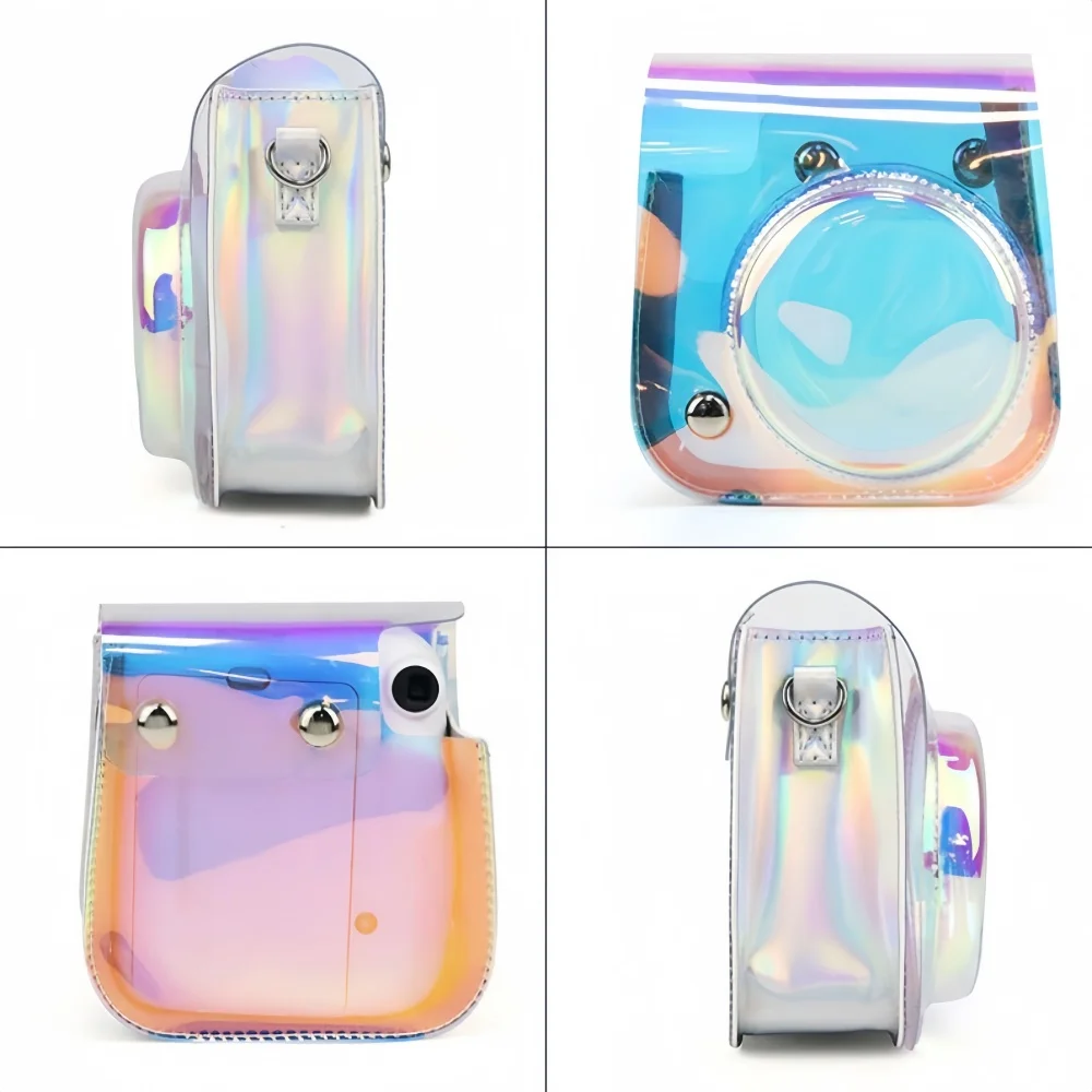 Borsa Fotocamera Trasparente In PVC Con Tracolla – Per Fujifilm 11/9/8