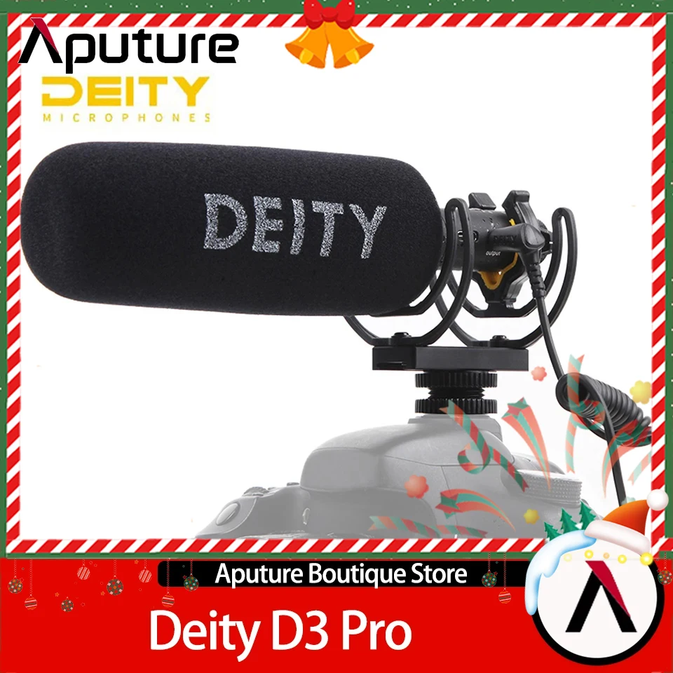 

Deity V-Mic D3 Pro Super-cardioid Directional Shotgun On-camera Broadcast Microphone 50Hz-20KHz for DSLR Video Studio