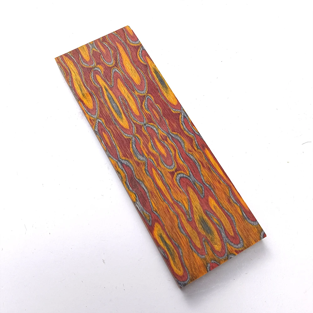 3D Color Knife Making Wood Material 120/155 Knife DIY Tools Making Knife Handle Material High Quality