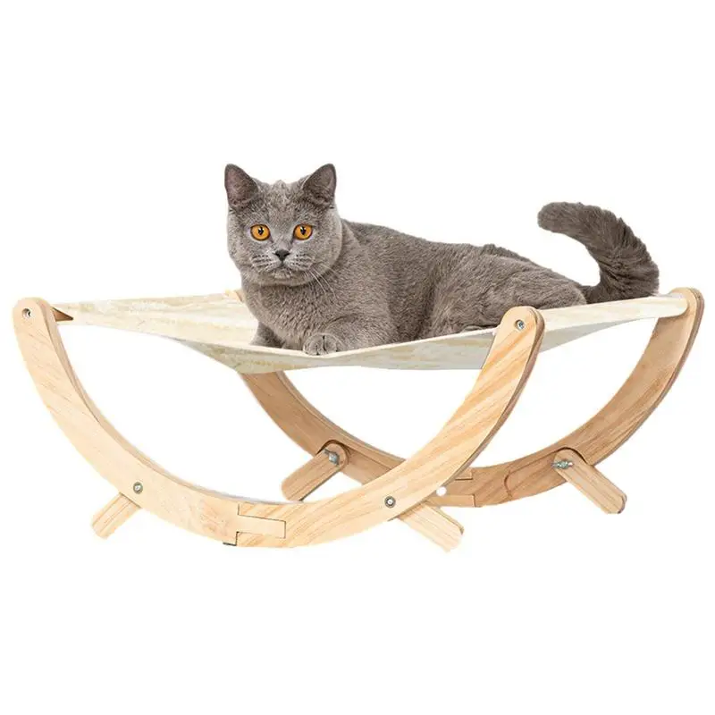 

Raised Cat Bed Non-Slip Cat Hammock Rocking Cat Bed Elevated Pet Furniture Pet Resting Hammock Cat Hammock Sleeping Bed For