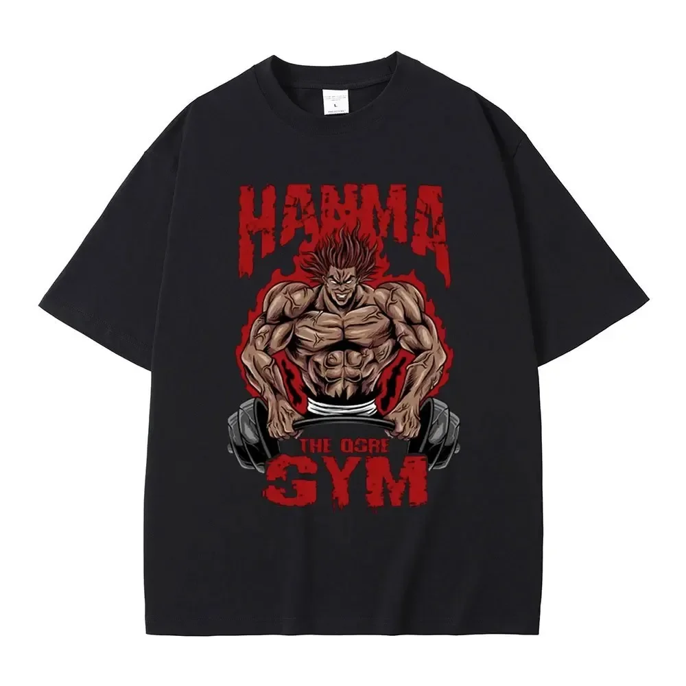 

Японское аниме Baki Hanma, графический принт Grappler, Повседневная модная женская футболка с коротким рукавом и круглым вырезом