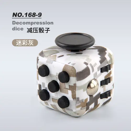 Creative Solid Color Fidget Dice handheld cube Release Stress Autism Anxiety Adult Kids Relief Anti-Stress finger children toys - Image 26