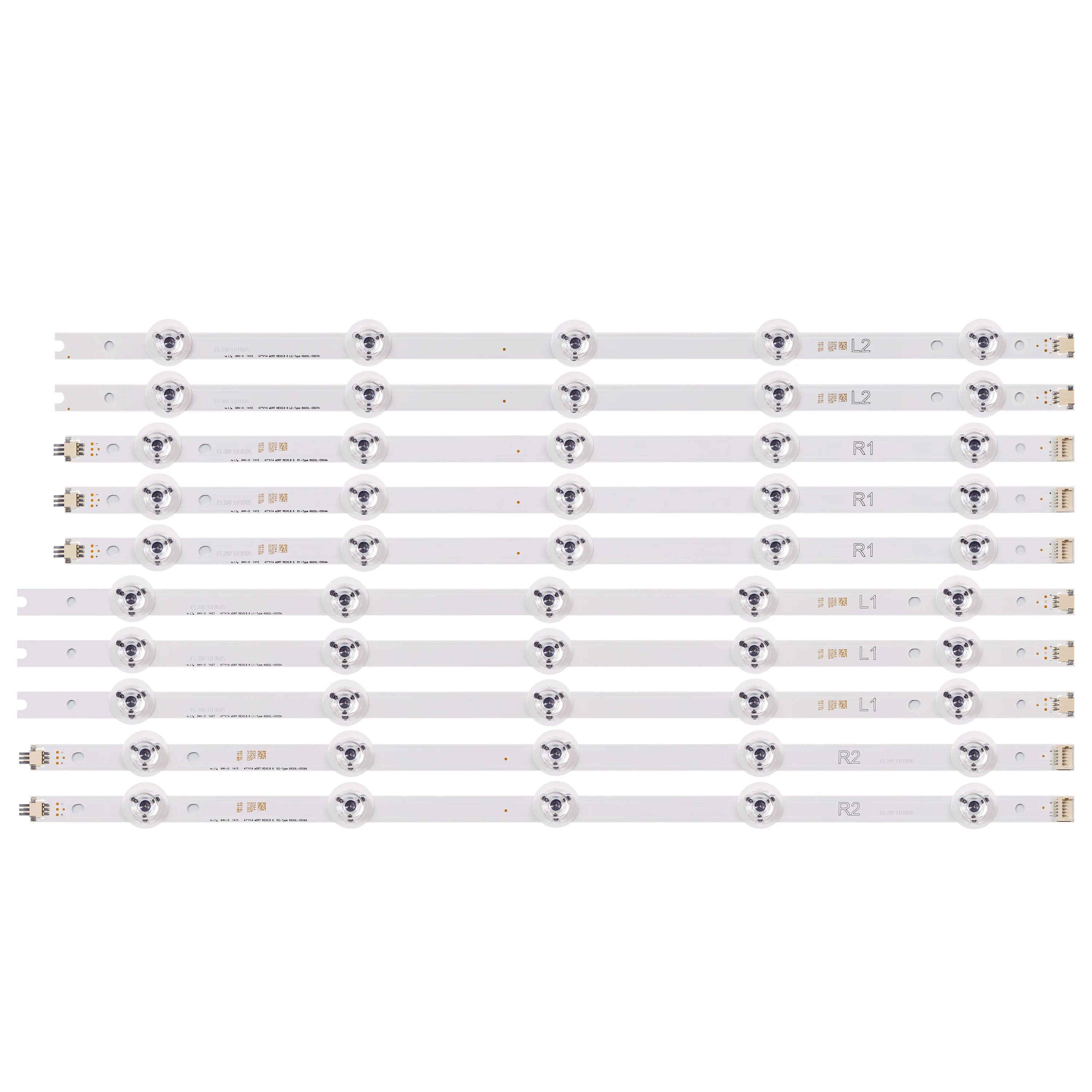 

LED strip For LG 47LB670V 47LB677V 47LB720V 47LB750T 47LB6800 47LB6900 47LB700B 6916L-1816B 6916L-1817B 6916L-1818B 6916L-1819B