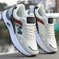 New Men's Breathable Lightweight Slip Resistant Mesh Running Shoes Wear Resistant Casual Sports Soft Bottom Versatile Shoes