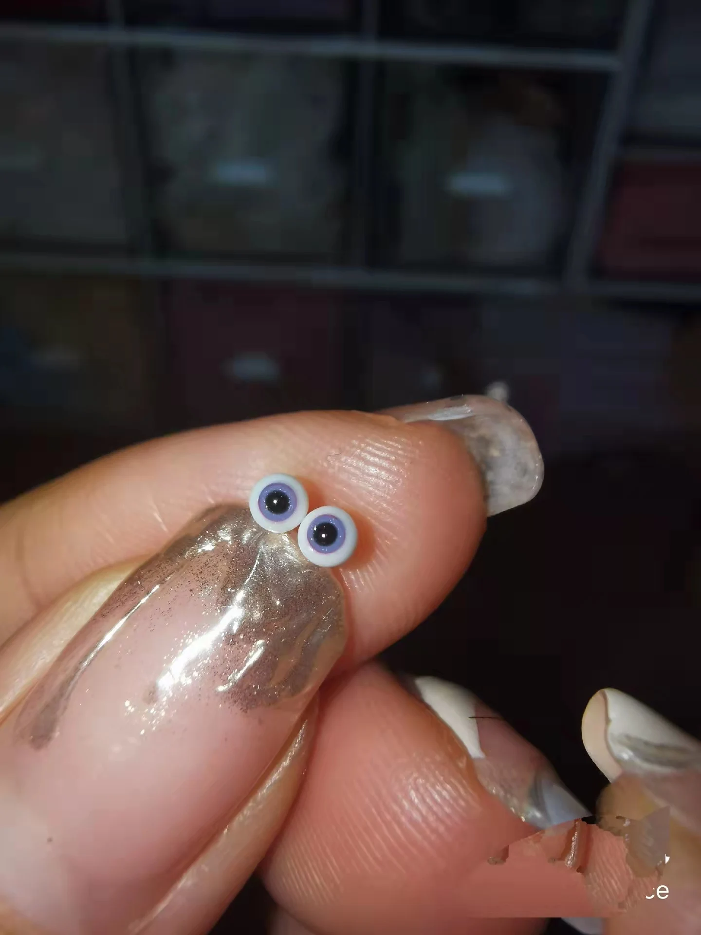 Thumb doll BJD mini doll eyes spherical joint doll accessories children's toys 3mm 4mm eyes
