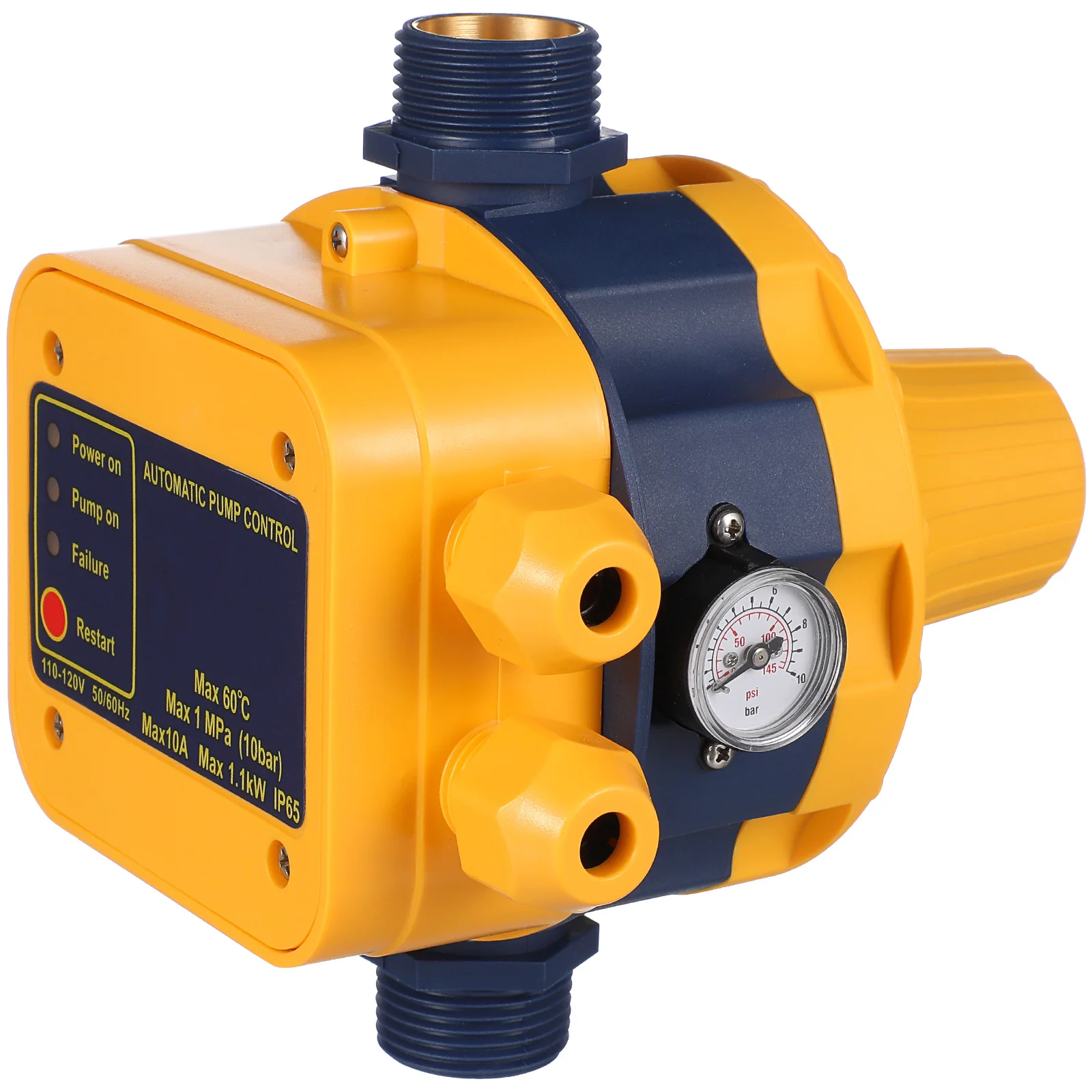 

Intelligent Water Pump Automatic Pressure Controller 110v Nylon Well Drilling Equipment