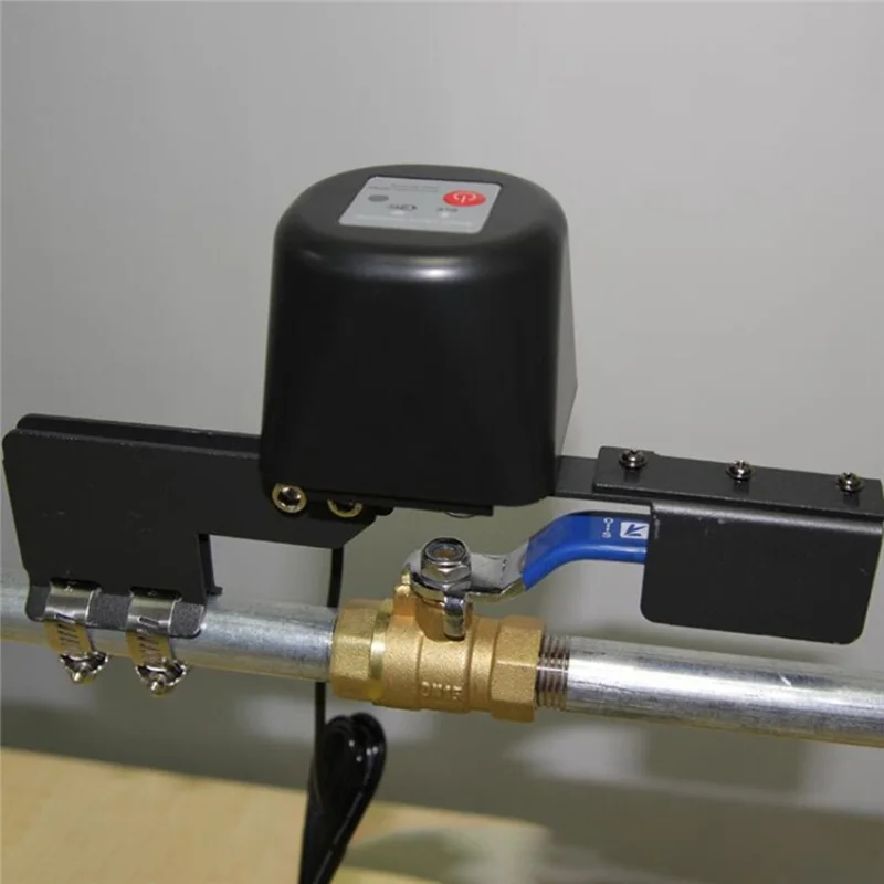 

Tuya Wifi/Zigbee Smart Valve Controller Gas Auto Shut on Off Valve Works for Alexa Yandex Google Home US Plug