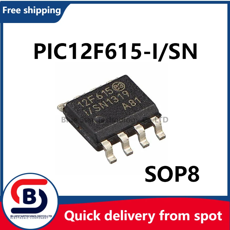 

Бесплатная доставка, 10-50 шт./партия, фотовспышка/SN PIC12F615 12F615 SOP8, быстрая доставка с spot