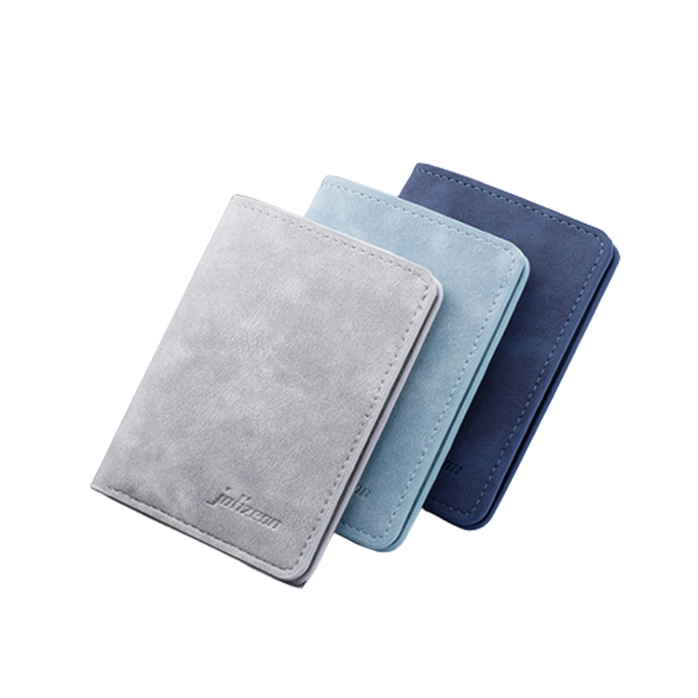 

2023 Fashion Men/Women Wallet ID/credit Card Holder Wallet for Men Multi-Card BagHolder Two Fold Small Wallet Pu Leather Wallet