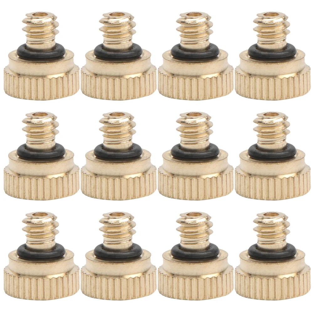 

12 Pcs Atomizing Nozzle Garden Hose Sprayer Brass Mister Low Pressure for Outdoor