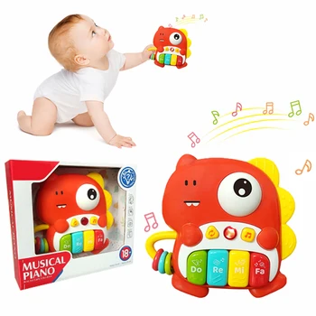 Jouets de Piano électronique pour bébé, claviers musicaux et lumineux, instruments animaux