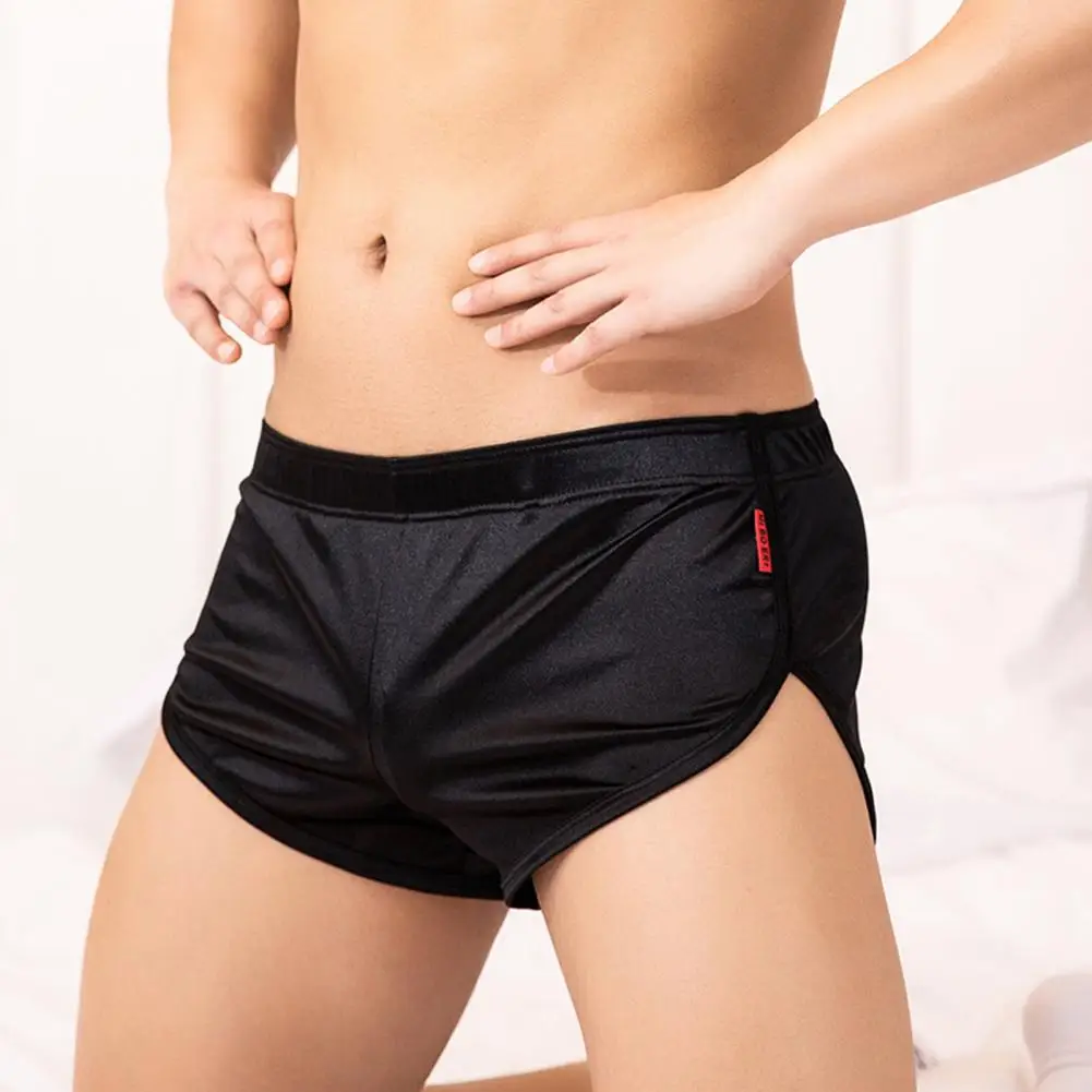 

Men Shorts Briefs Men Sports Underwear Men's Loose Breathable Homewear Shorts Comfortable Mid-rise Silky Panties for Youth