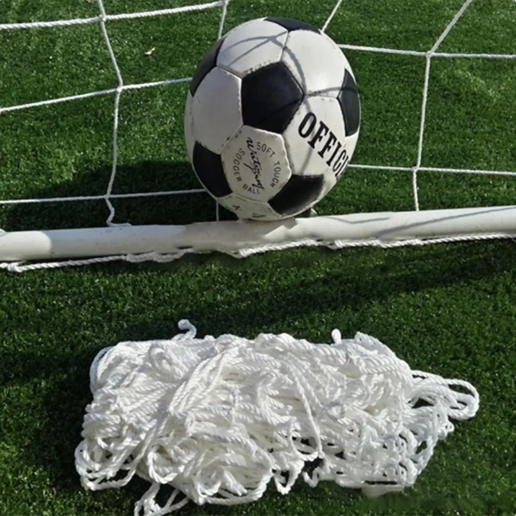 1개 최고급 축구 골대 메쉬 네트, 스포츠 훈련 경기용 축구 골대 네트, 어린이 선물용 새 상품
