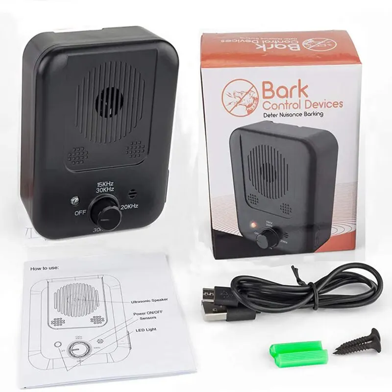 Ultrasonic Barking Stop Device Dog Driving Device Noise Prevention Training Automatic