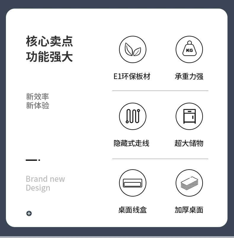 Description Picture 4 of itemWriting Corner Desk Reception Drawers Executive Computer Office Desk Organizer Modern Escritorios De Oficina Office Furniture