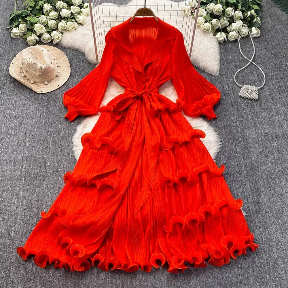 أنيقة طويلة الأكمام محززة الرقبة شيك ضمادة الأزياء...