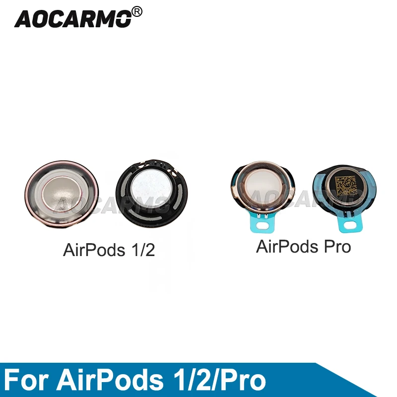 Aocarmo Headphone Speaker Unit For Apple AirPods 1 2 Pro A1523 A1722 A2032  A2031 A2083 A2084 Replacement Part| | - AliExpress