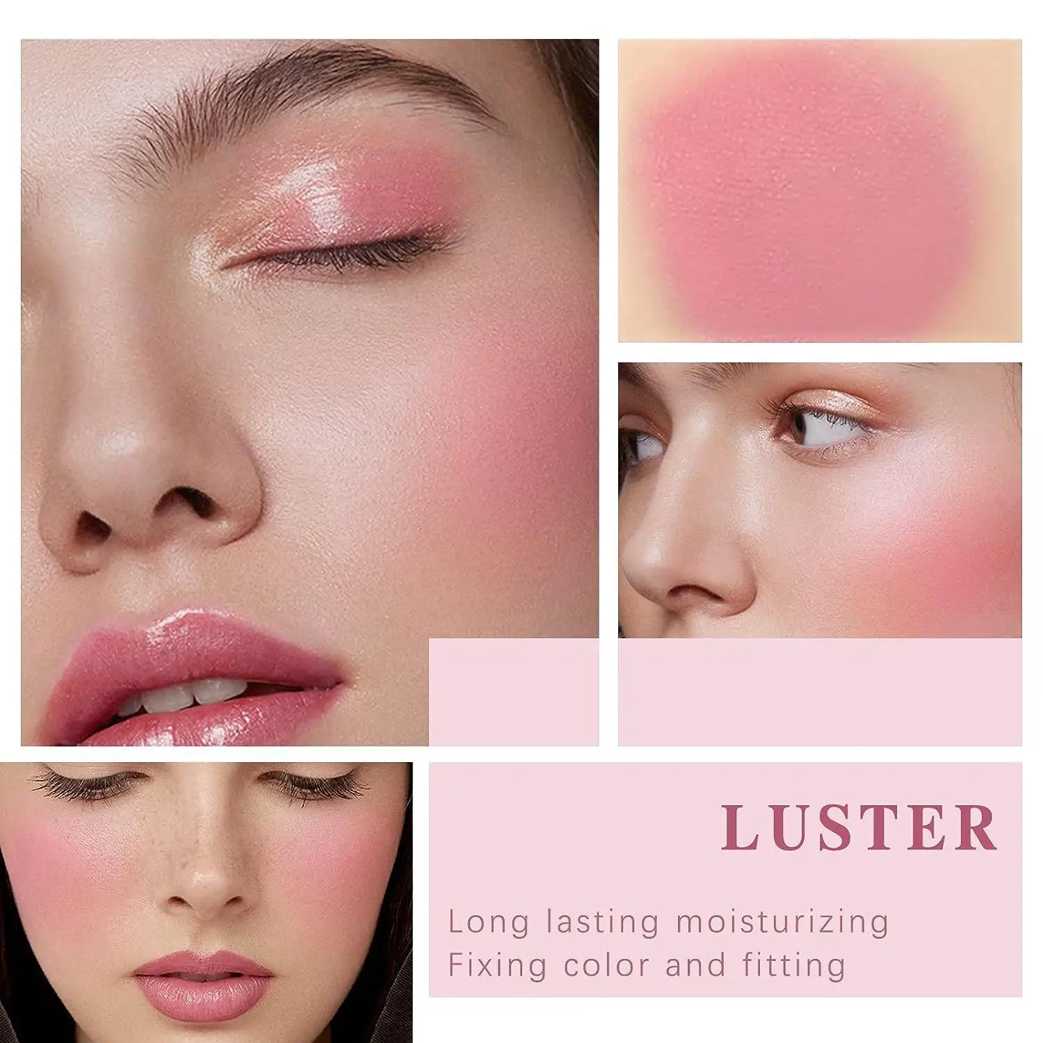 Girl's Watercolor Liquid Blush Beauty Natural Velvet Matte Creamy Cheek Rouge 6 Colors Facial Blusher Tint Peach Blush Makeup 3