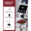 G1 Conical Burr Coffee Grinder, 48 Grind Settings Anti-static Burr Mill, Precision Electronic Timer and LED Touchscreen for 6
