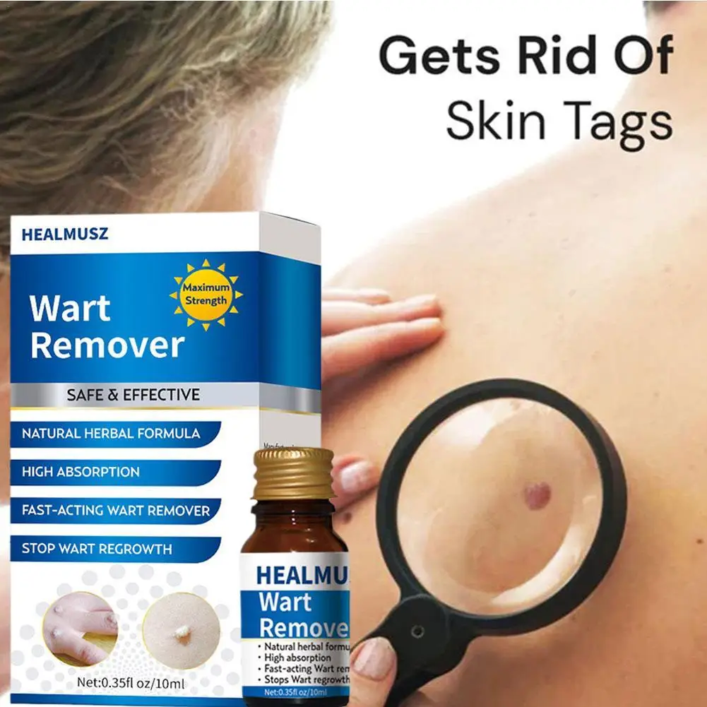 

Natural Warts Remover Liquid Skin Tags Treatment Anti Filiform Fleshballs Flesh Spurs Papillomas Smooth Body Beauty Health Care
