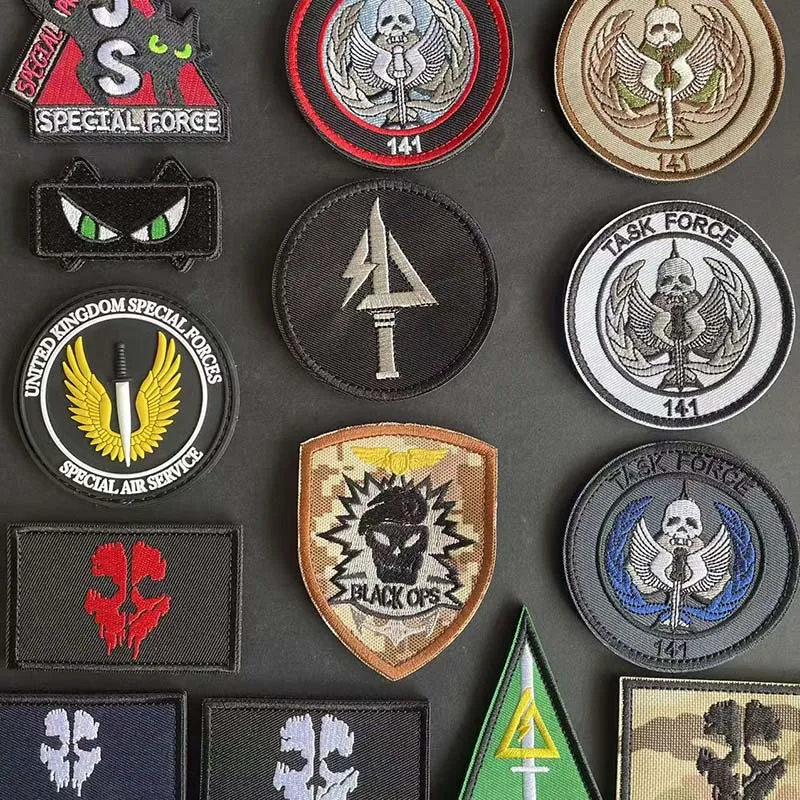 PATCH TOPPA RICAMATA MILITARE THE PUNISHER fondo Verde (37