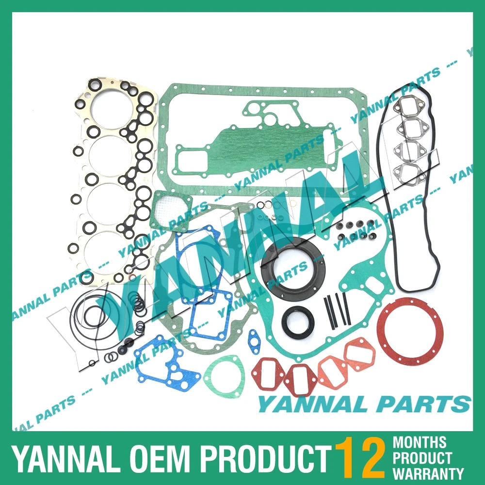 

For Mitsubishi 4D30 4D31 Full Overhaul Head Gasket Set Kit Fit Truck Excavators
