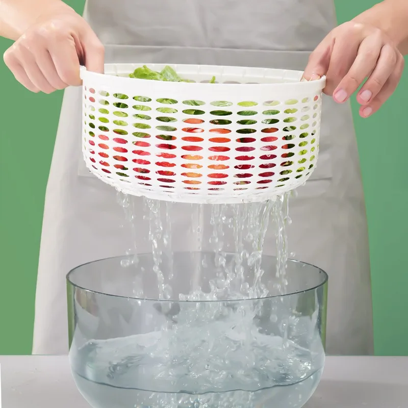 Vegetable Dehydrator Electric Cleanse Dryer Strainer Fruit and Vegetable Dry Wet Separation Dehydrator Kitchen Gadgets Products