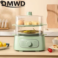 DMWD Electric Food Steamer Multifunction Split Cooking Pot Double-layer Electric Steamer Cooker  Hotpot Noodles Pasta Stew Pot 2