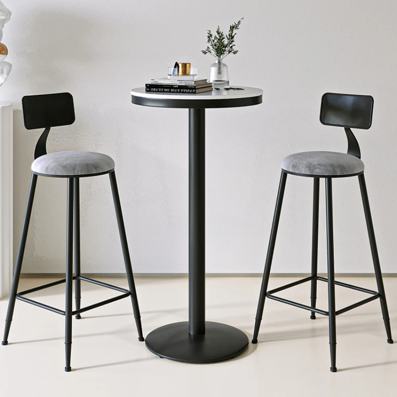 

High Outdoor Modern Bar Tables Round Coffee Party Counter Cocktail Bar Tables Outdoor Drink Beistelll Tisch Furniture SR50BT