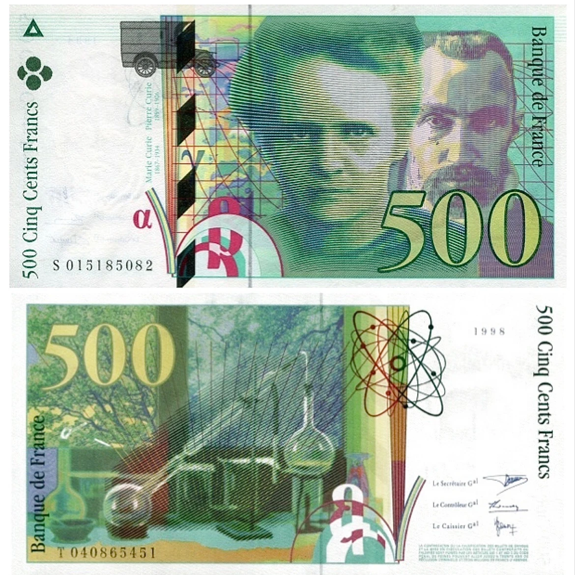 20 Million De Roupies En Euros Billet de banque en papier français Original de 500 euros, pas de monnaie  UNC, dame Curie, à collectionner, 1998 | AliExpress