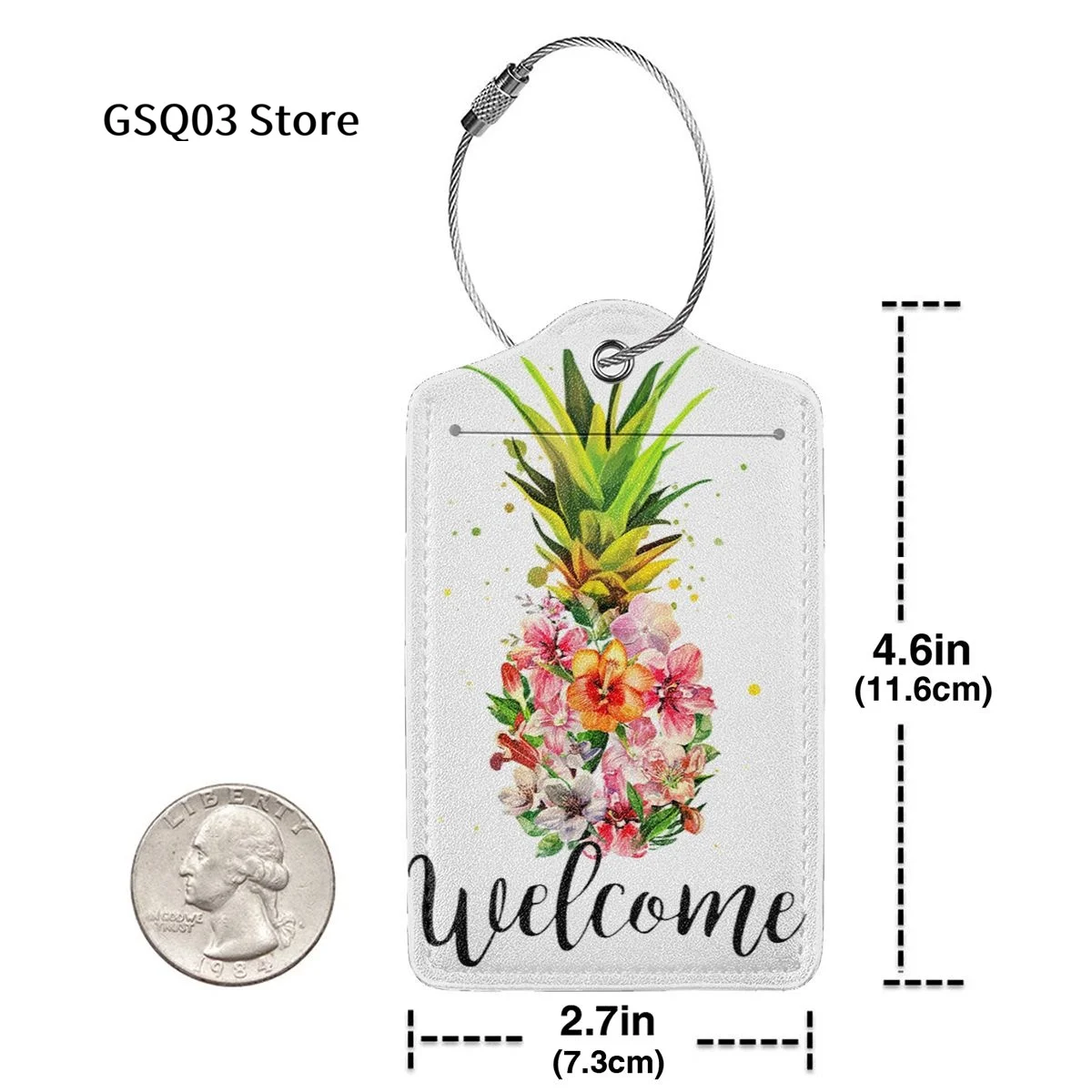 Рисунок 4 - Абстрактная кожаная бирка для чемоданов