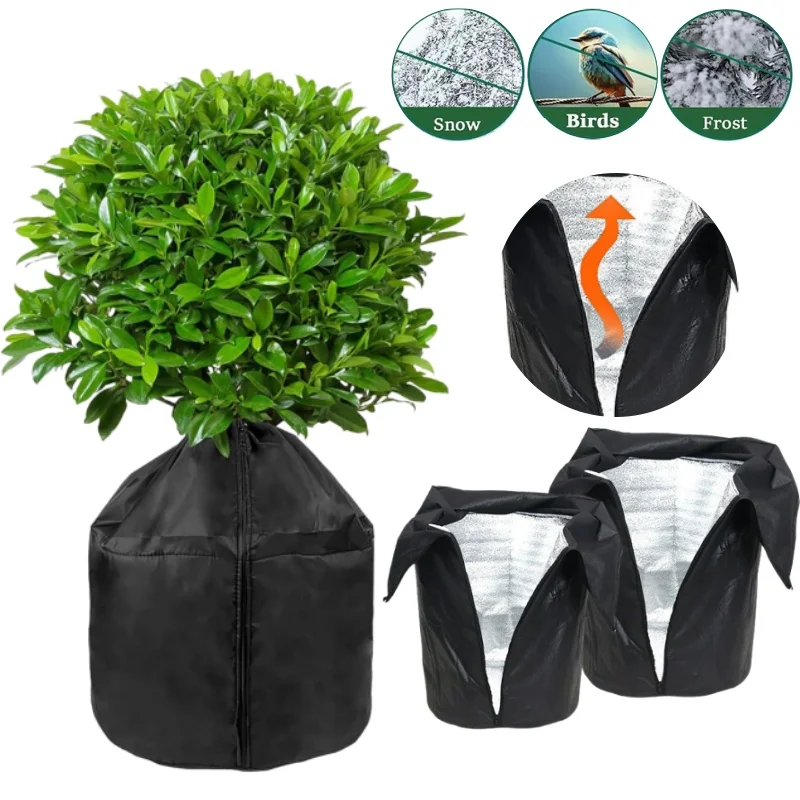 Plant Winter Protection Pot Winter Plant Frost Protection Cover Flower ...