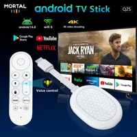 Smart TV stick Android14 Allwinner H313 Mortal Q2S Chromecast Voice remote WiFi6 4K@60fps WiFi6 Blueooth 2GB8GB16GB Streaming - Image 2