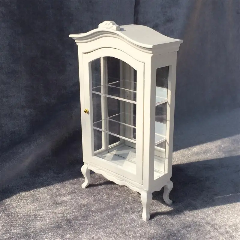 1PC Multi Style Miniature Closet TV Book Cake Bedside Table Cabinet Shelf Legs Cupboard Model Dollhouse Furniture Decor DIY Toys 2