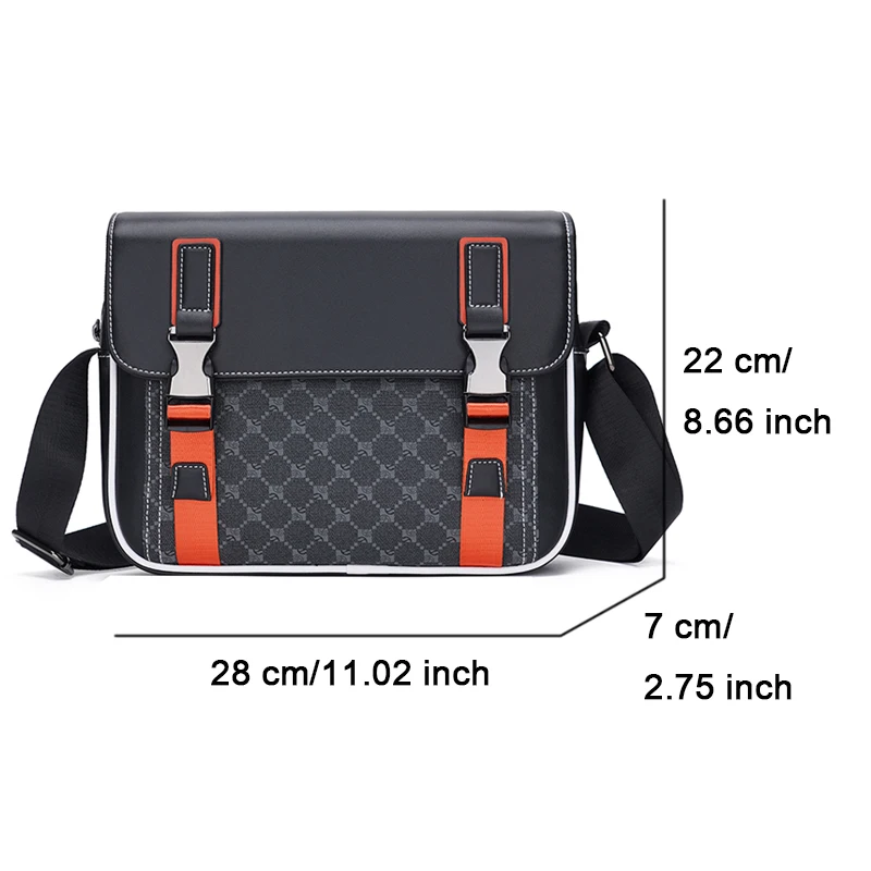 Designer Zakelijke Schoudertas Casual Crossbody Tas Voor Heren Tassen Werkman Messenger Bag Luxe Merk Sling Tassen Lederen Mannelijke Tas