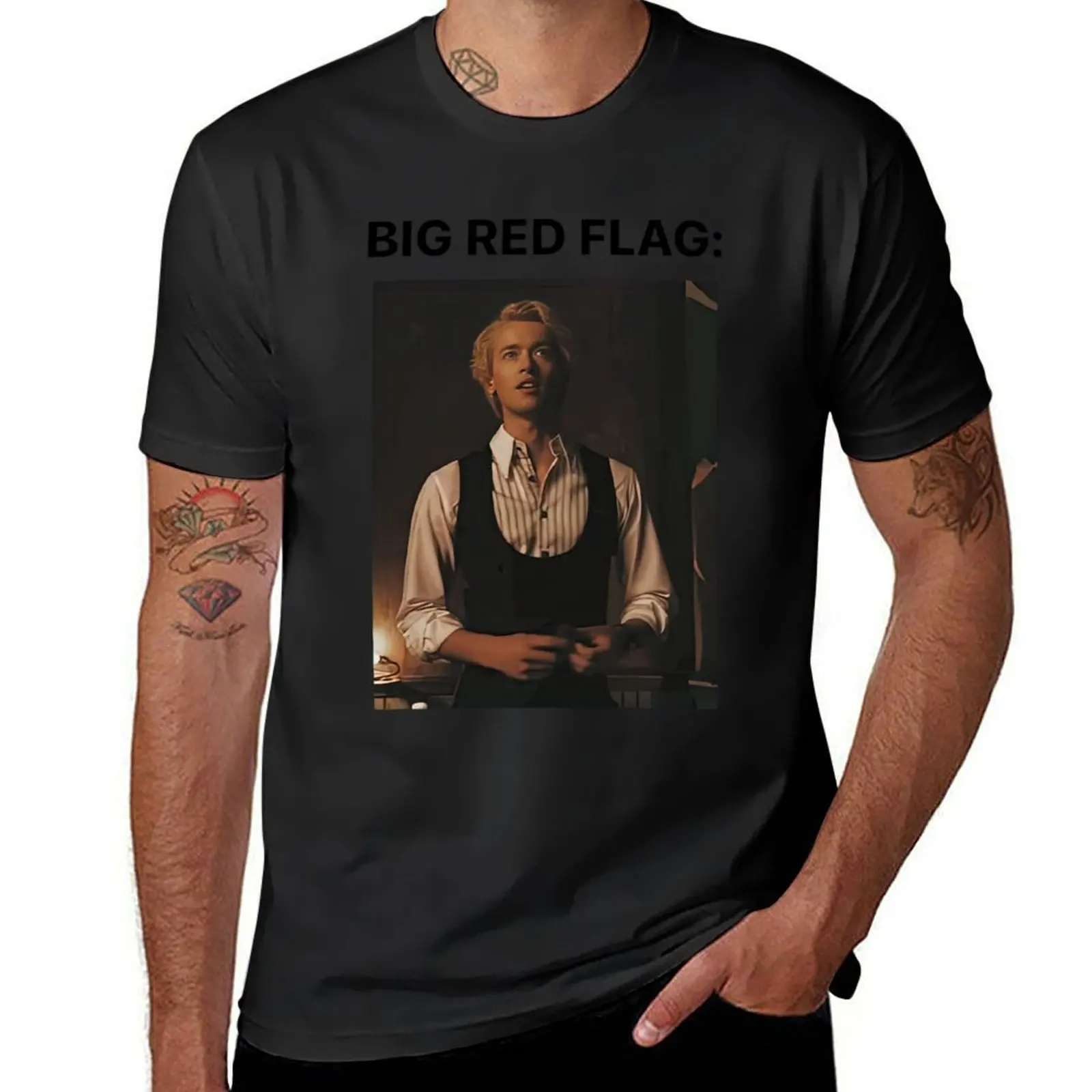 

flag T-shirt blacks summer top blanks mens cotton t shirts